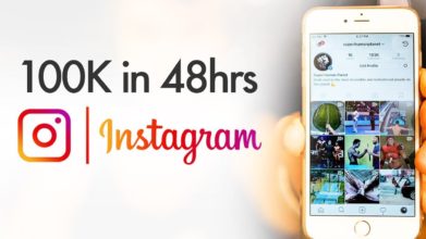 100k followers pe Instagram in 48 ore