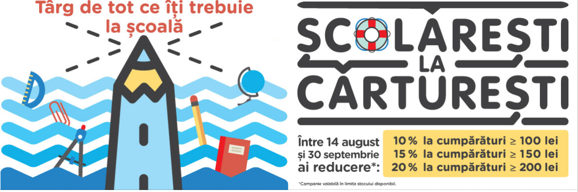 Reducerile Lunii August - Carturesti