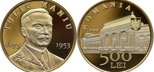 Nouă monedă BNR cu tema 150 de ani de la nașterea lui Iuliu Maniu.