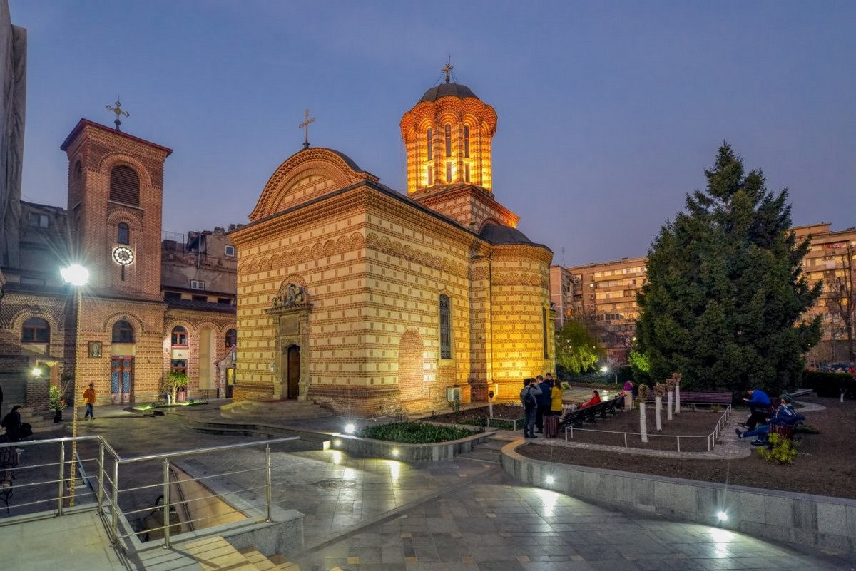 Biserica Sfântul Anton, cel mai vechi lăcaș sfânt din București.