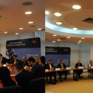 Dezbatere pentru noua generație la Universitatea Româno-Americană.