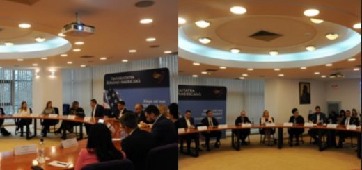 Dezbatere pentru noua generație la Universitatea Româno-Americană.