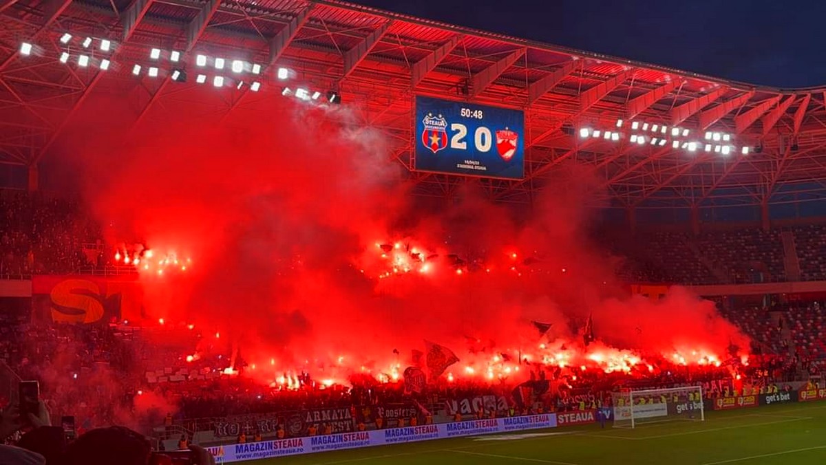 Meci CSA Steaua-Dinamo.