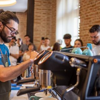 Festival pentru cafea în București.