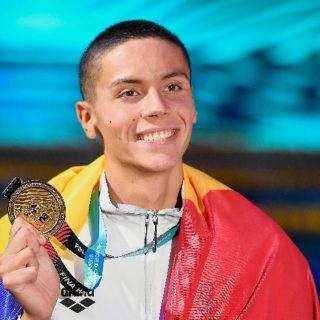 David Popovici a luat BAC-ul și își va continua studiile în România.