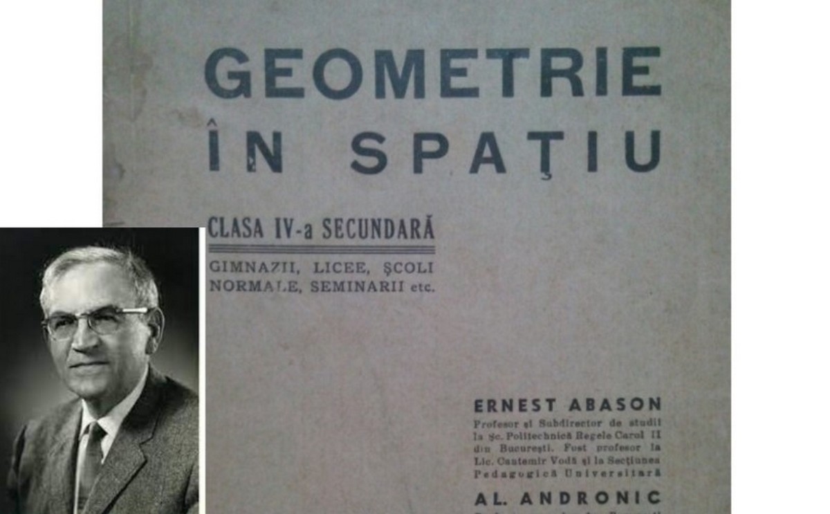 Personalități uitate: povestea matematicianului bucureștean Ernest Abason
