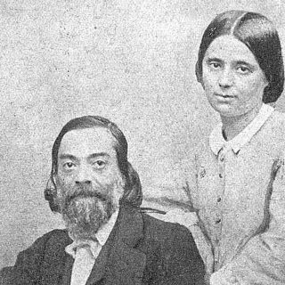 Sărutul istoric al soților Rosetti.