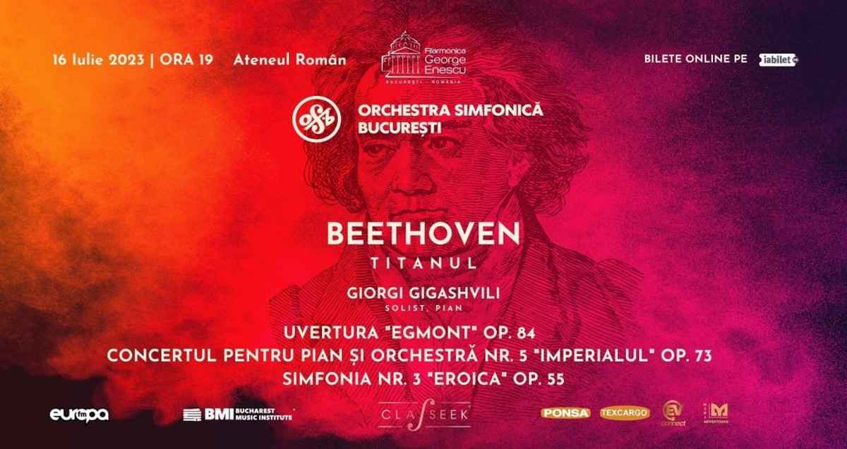 "Beethoven - Titanul": concert la Ateneul Român.