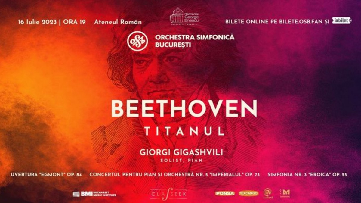 Concert la Ateneul Român pe 16 iulie.