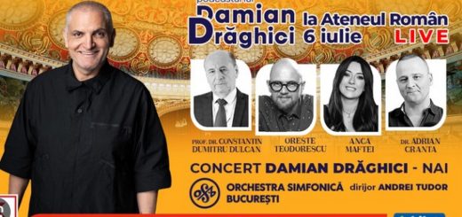 Podcast-ul lui Damian Drăghici se ține LIVE la Ateneul Român pe 6 iulie.