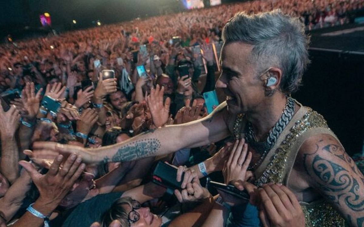 Robbie Williams, confesiune emoționantă la concertul din București.