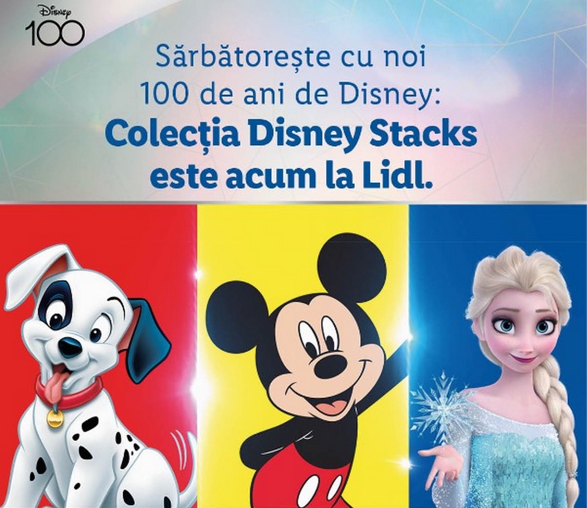Lidl sărbătorește 100 de ani alături de Disney.