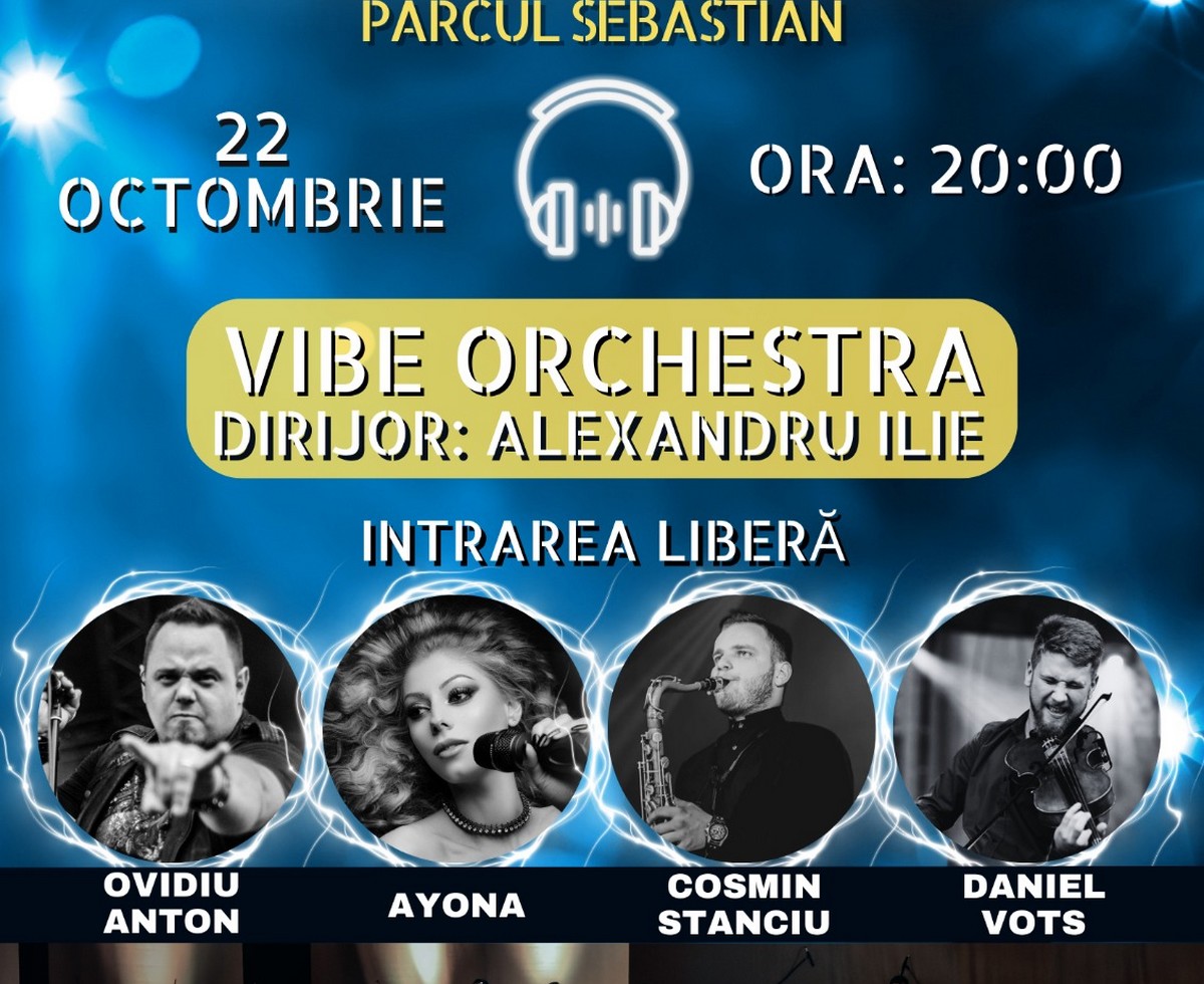 Concert Radio Hits în Parcul Sebastian: evenimentul cu intrare liberă are loc pe 22 octombrie