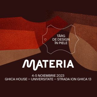Cei mai buni creatori de design contemporan în piele din România vin la Târgul MATERIA: evenimentul are loc în weekend-ul 4-5 noiembrie