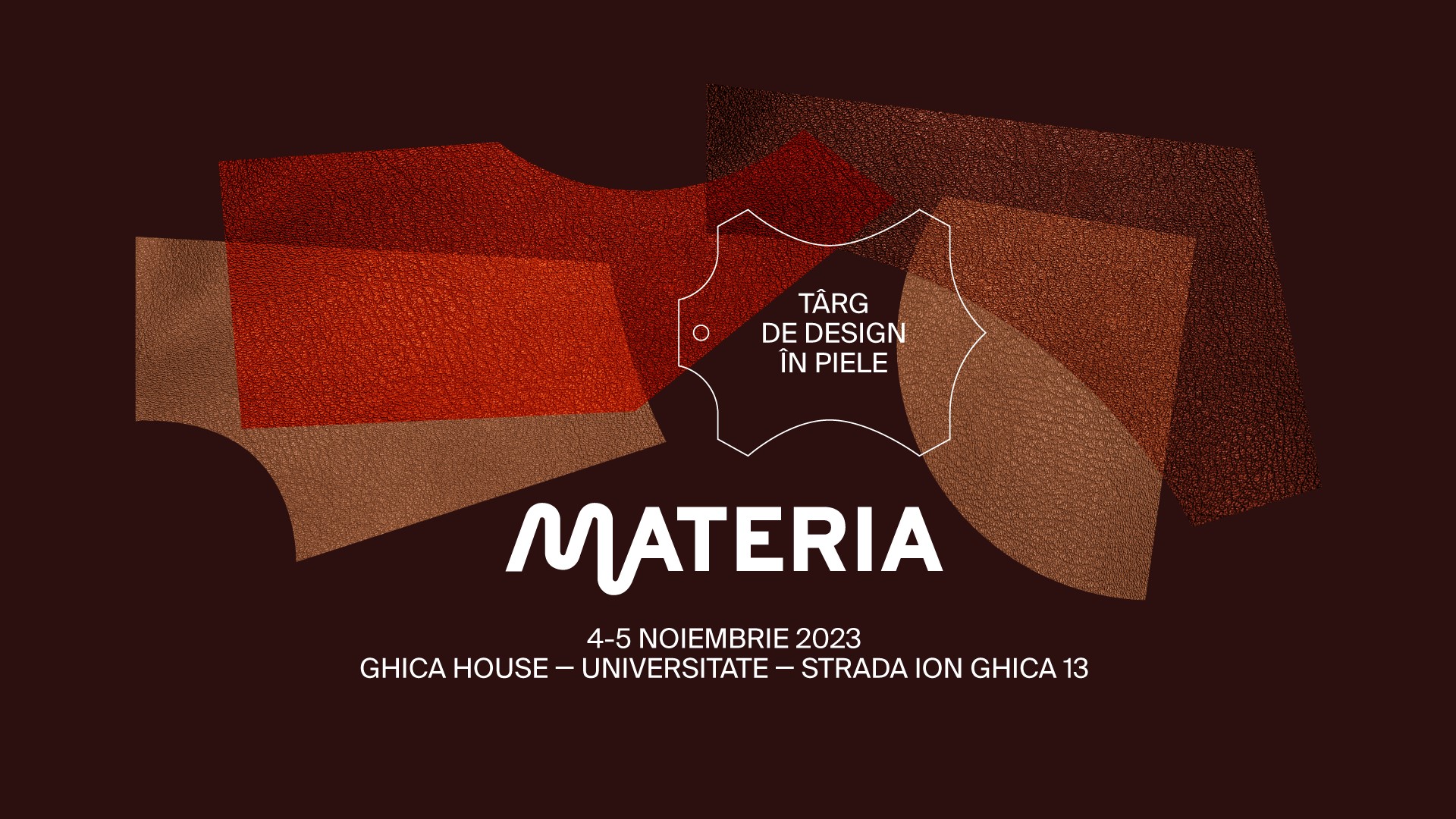 Cei mai buni creatori de design contemporan în piele din România vin la Târgul MATERIA: evenimentul are loc în weekend-ul 4-5 noiembrie