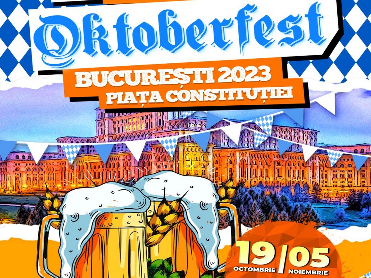 Oktoberfest București 2023: cea mai mare sărbătoare a berii are loc până pe 5 noiembrie în Piața Constituției