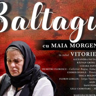 Piesa de teatru ,Baltagul' se joacă pe 15 noiembrie la Sala Rapsodia din București: în rolul principal este actrița Maia Morgenstern